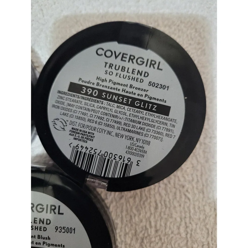 Covergirl TruBlend So Flushed Women 9.5g Multi New Blush Bronzer 3pc Bundle
